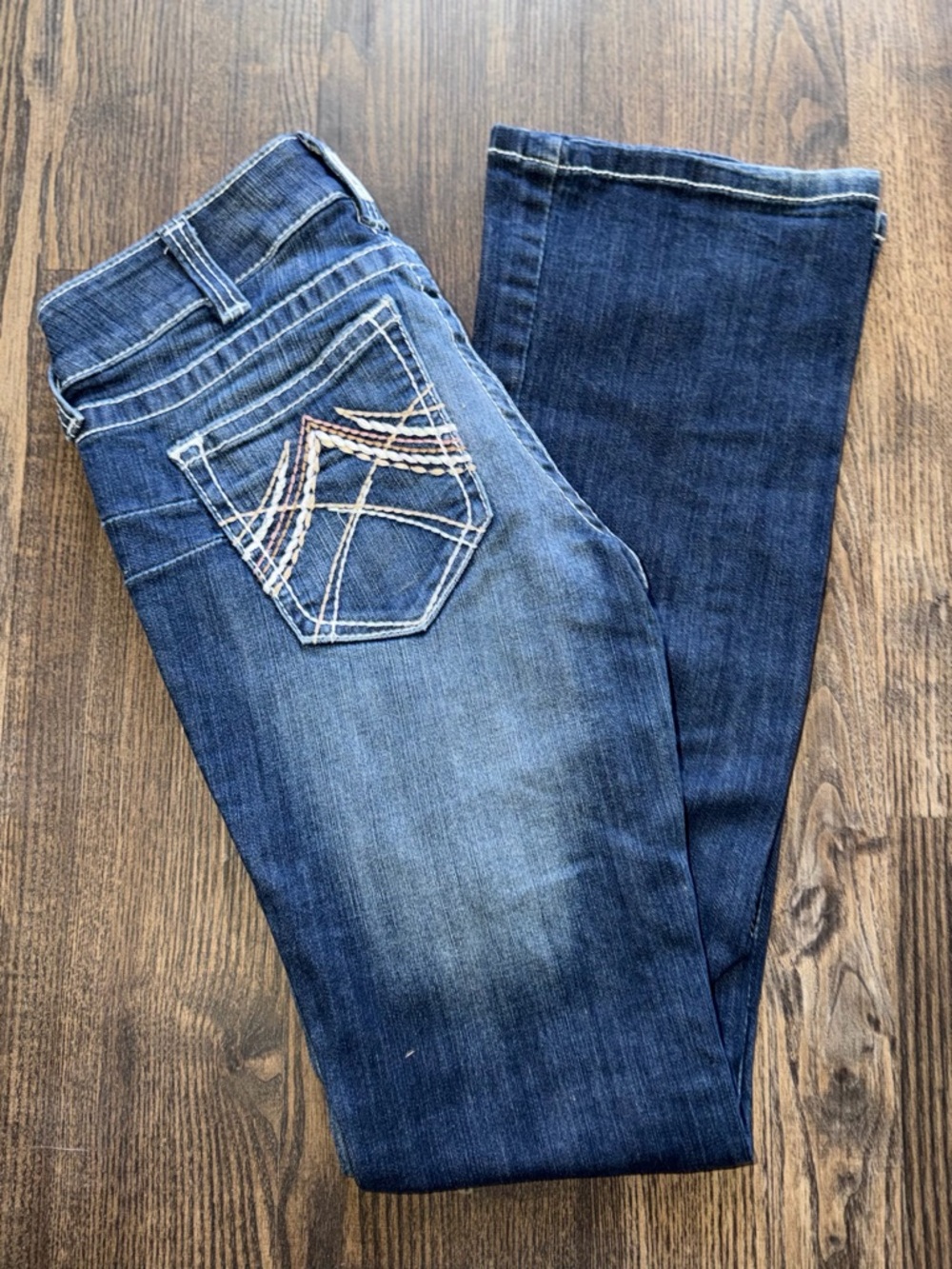Ariat Women's Medium/Dark Blue Boot Cut Jeans 29R
